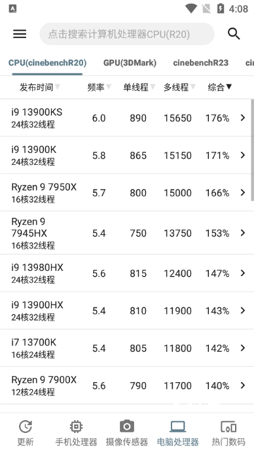 手机性能排行榜